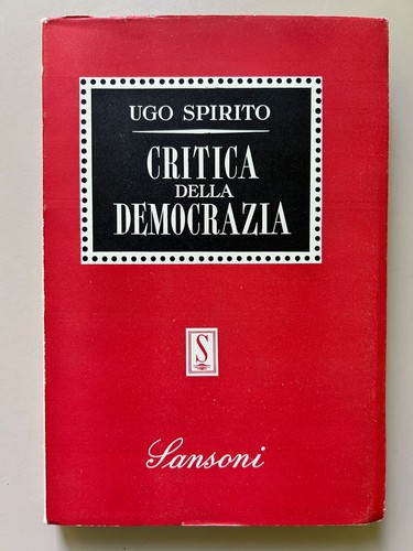 Critica della democrazia - , di