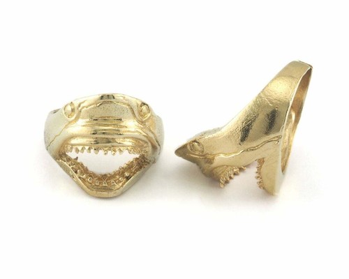 Anello squalo regolabile - anello,