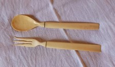 Vintage Salad Cutlery: Natural