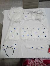 Costume Carnevale Cosplay Bambina Da Gatta , Completo, Tg 5/6 Anni 