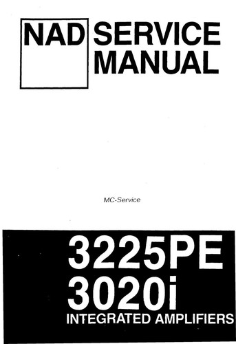 Manuale servizio per nad - manuale,