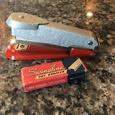 Vintage Red & Silver METAL