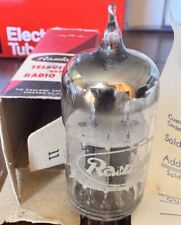 NOS Rauland Black Plate 12AV7 Tubo audio (5965 7062) 1958 con ricevuta originale