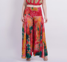 Pantaloni donna casual seta
