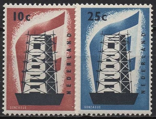 Olanda 1956 europa - olanda, cept