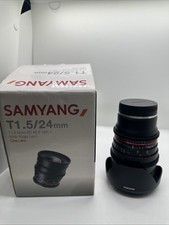 Samyang MF 24mm T1,5 Video
