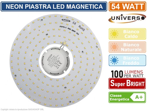 Neon led piastra disco anello - led,