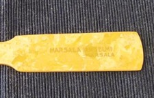 Tagliacarte Pubblicitario Marsala Anselmi Liquore Vino Collezionismo