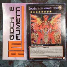  DRAGO SOLARE IERATICO SOVRANO DI ELIOPOLI YUGIOH rara segreta ITALIANO
