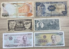 6 billets Banque Anciens