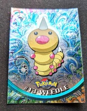 WEEDLE HOLO FOIL POKEMON TOPPS