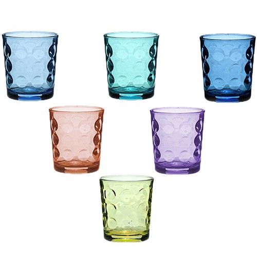 Set bicchieri colorati in - set,