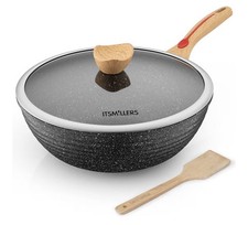 Wok antiaderente 12,5 pollici