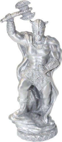 Statua peltro vichinga - in,
