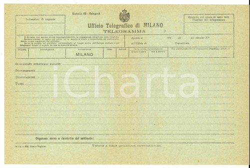1910 milano ufficio - 1910,