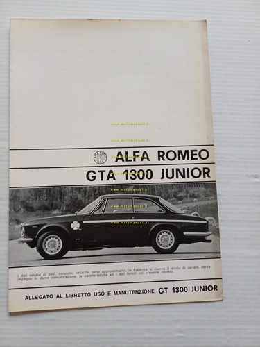 Alfa romeo gta - gta, junior