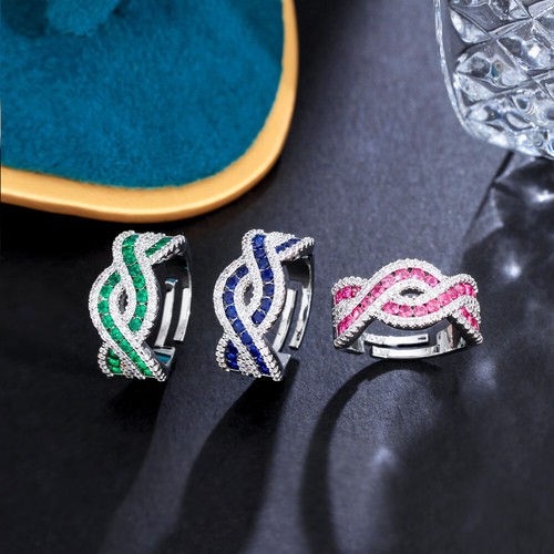 Anello donna elegante placcato