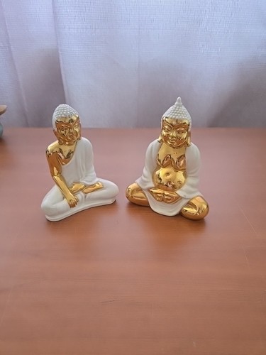 Statuine buddha ceramica anni - statuine,