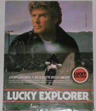 Advert Pubblicità 1987 CAGIVA LUCKY EXPLORER 125 350 750