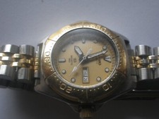 SEIKO -Sports-Gold Tone-Water