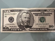 BANCONOTA DA 50 DOLLARI -