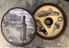 Set Attrezzi Vino Toscana con Valigetta in Legno - Due Strade Vigneti.