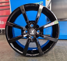 1 CERCHIO IN LEGA 15 POLLICI FIAT  4X98 6.0X15  ET35  ITWHEELS ALICE NERO LUCIDO