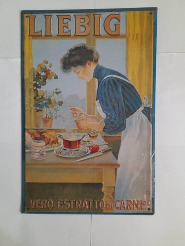 Insegna pubblicitaria liebig - insegna,