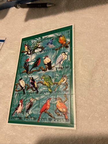 Mali 1997 birds foglio - mali-1997-birds,#2, -foglio