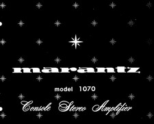 MARANTZ 1070 Schematic Diagram Service Manual Repair Schaltplan Schematique