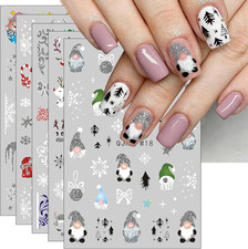 Glitter Natale Adesivi Unghie