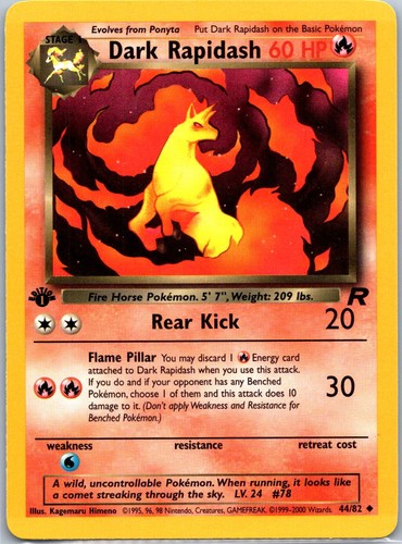 Dark rapidash uncommon team - dark,