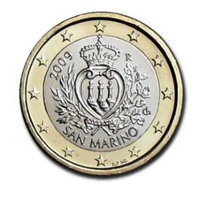 SAN MARINO 1 EURO BIMETALLICO
