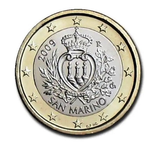 San marino euro bimetallico - euro,
