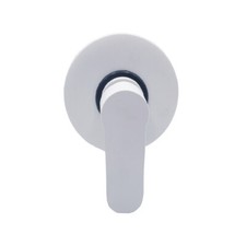 Miscelatore Doccia da Parete Oceania ad Incasso Ottone Colore Bianco Opaco Bagno