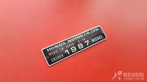 Honda cr500 500 1987 87 - cr,