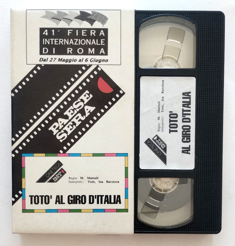Vhs toto giro italia film - vhs,