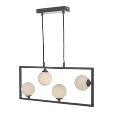 Ensio sospensione 4 luci nero
