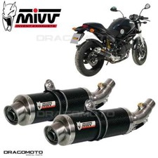 Scarico doppio DUCATI MONSTER 695 2008 MIVV Gp Carbonio