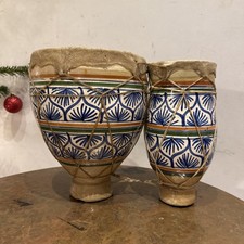 Moroccan Ceramic Drum with
