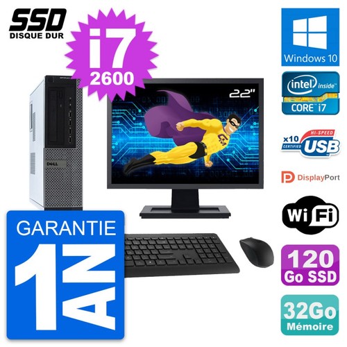 Dell 990 ecran - 22", intel