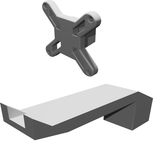 Supporto muro vesa per monitor - vesa,