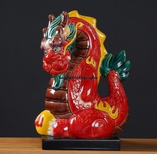 Statua drago porcellana cinese