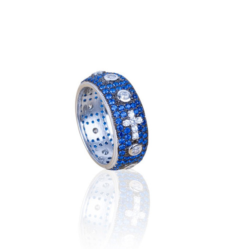 Anello rosario linee black - linee,