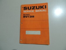 07.1978 Suzuki RV 125 Manuale