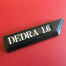 LANCIA DEDRA 1.6 LOGO DX SIGLA EMBLEMA FREGIO STEMMA SCRITTA TARGHETTA BADGE NOM