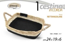 Cestino cesta corda porta - cestino,