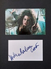 Autografo Signed Helena Bonham Carter Bellatrix Lestrange Harry Potter