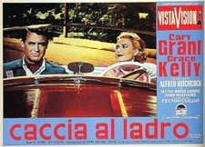 "CACCIA AL LADRO" MINI POSTER CINEMATOGRAFICO cm.30 x 40 CARTA FOTOGRAFICA