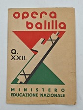 Pagella Opera Balilla 1943